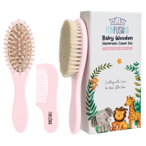 Baby Hair Brush and Comb Set