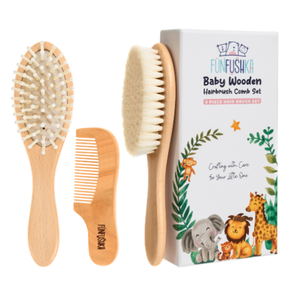 Baby Hair Brush and Comb Set