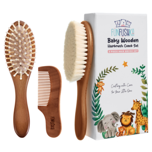 Baby Hair Brush and Comb Set