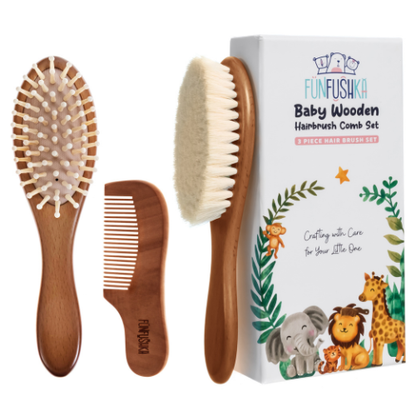 Baby Hair Brush and Comb Set