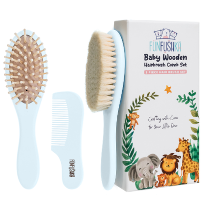Baby Hair Brush and Comb Set