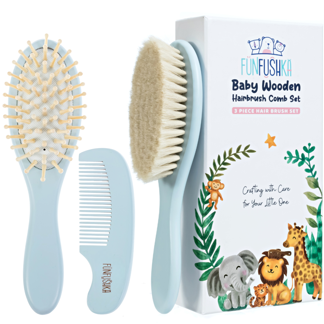Baby Hair Brush and Comb Set