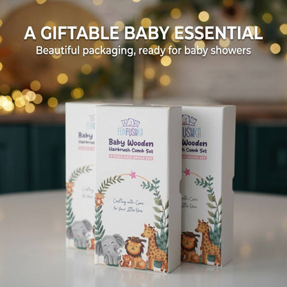 Baby Hair Brush and Comb Set