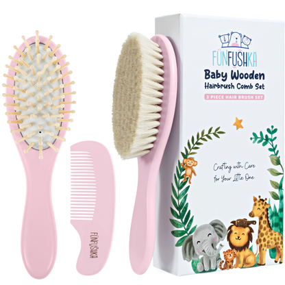 Baby Hair Brush and Comb Set