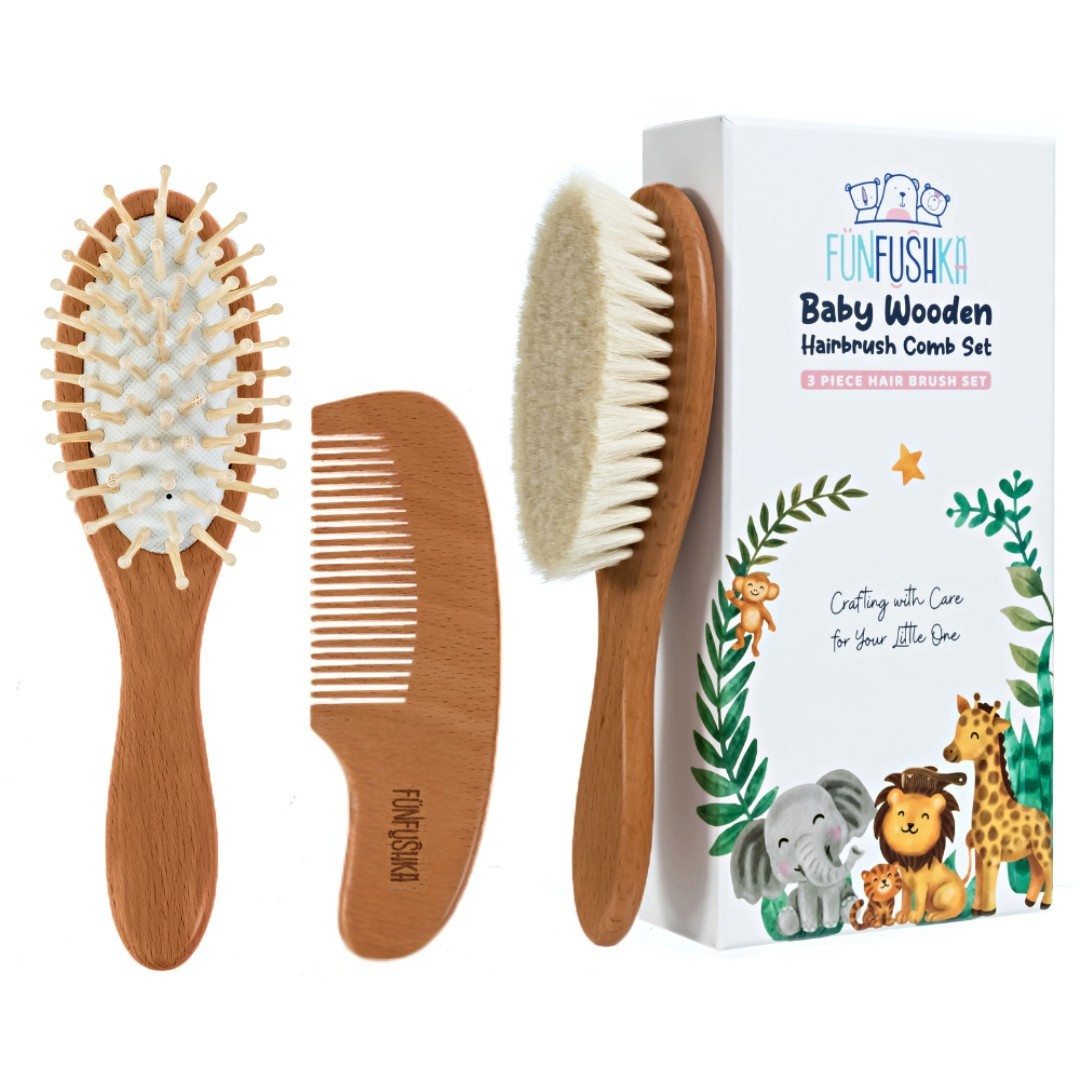 Baby Hair Brush and Comb Set