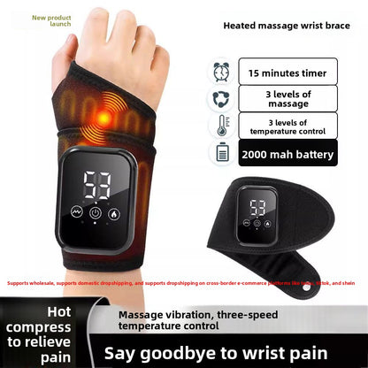 Rechargeable Heating Wrist Massager