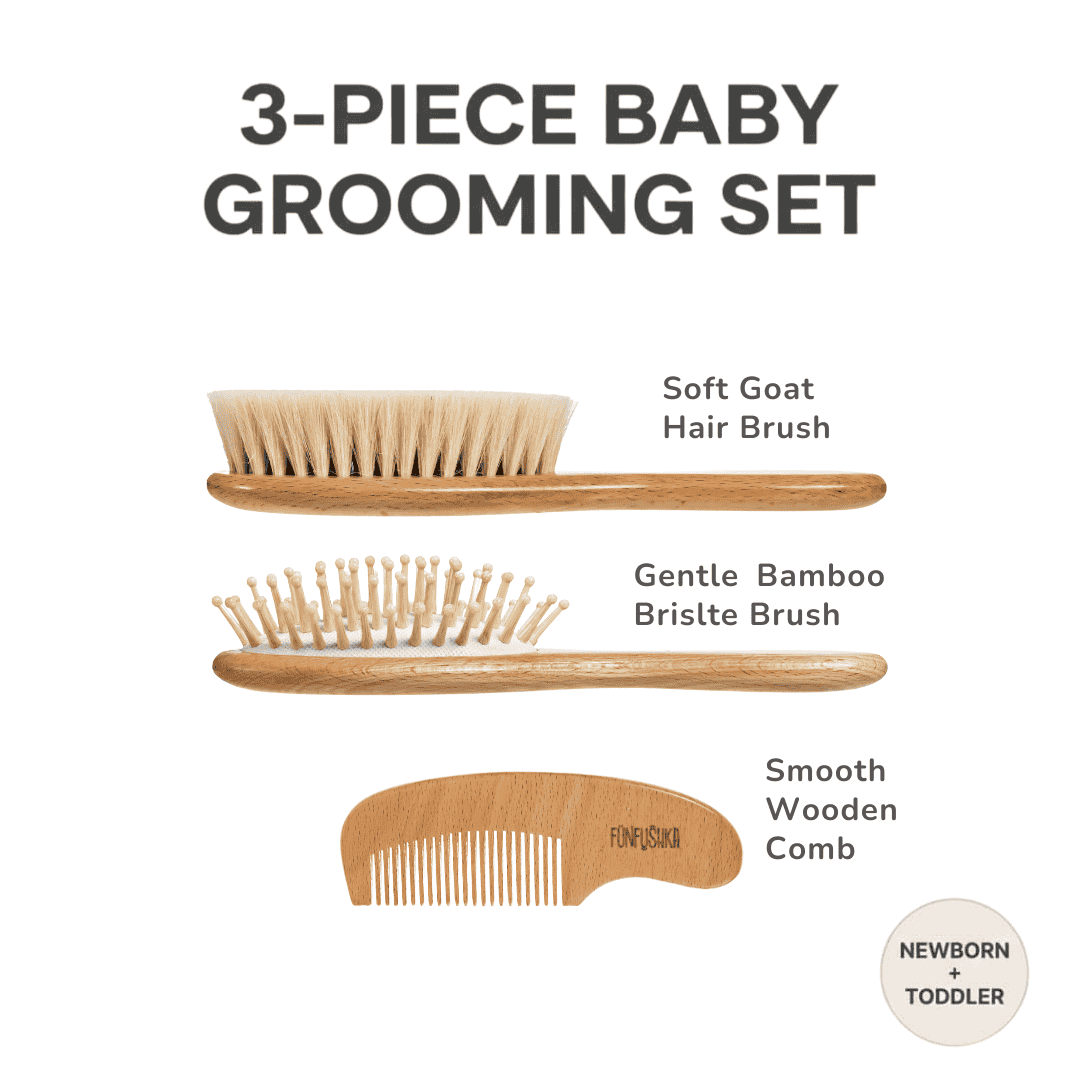Baby Hair Brush and Comb Set