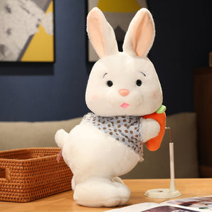 Snuggle Bunny Adorable Carrot Rabbit Plush Toy
